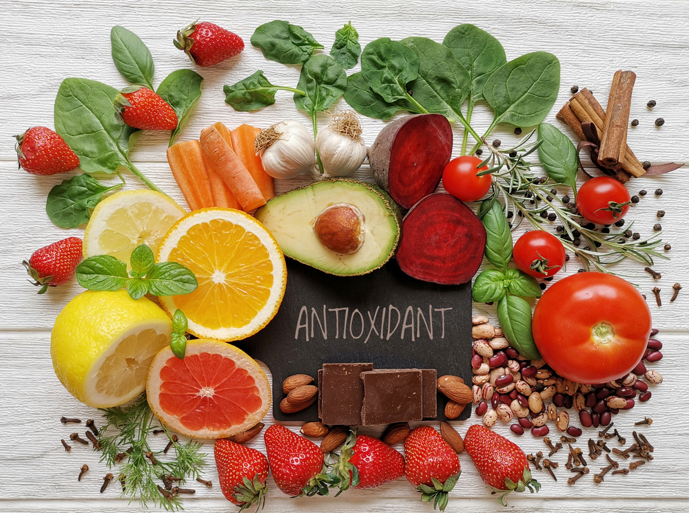 Types d'antioxydants et leurs avantages et sources de nourriture