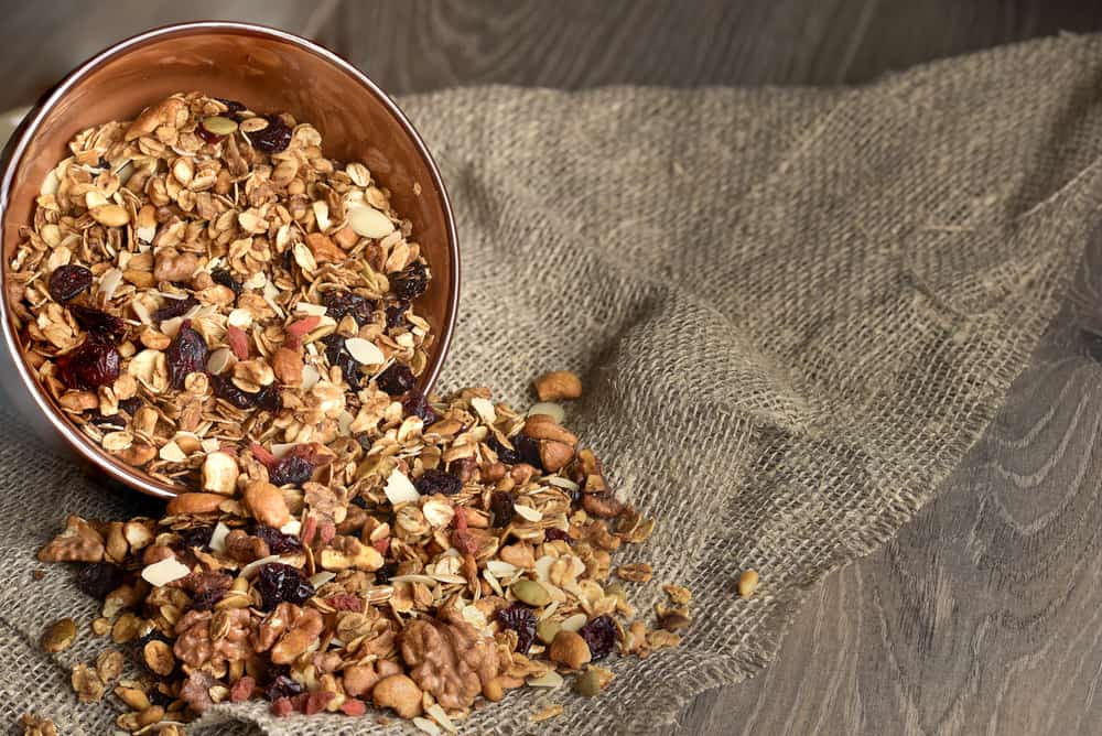 3 recetas fáciles de granola para bocadillos dietéticos